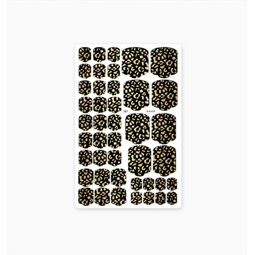Wraps for pedicure foil 187 SOVADECOR