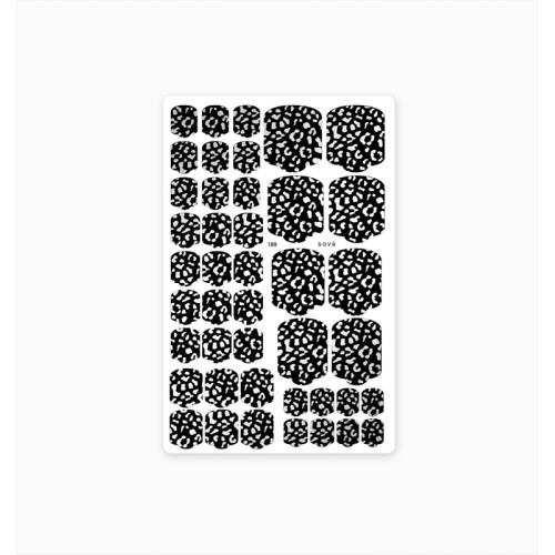 Wraps for pedicure foil 189 SOVADECOR