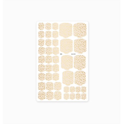 Wraps for pedicure foil 191 SOVADECOR