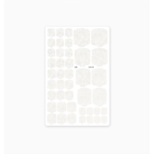 Wraps for pedicure foil 193 SOVADECOR