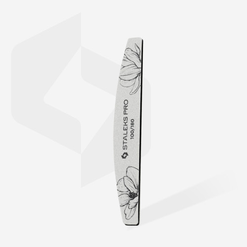 Crescent mineral nail file EXPERT 40 100/180 grit (25 pcs) Staleks Pro 