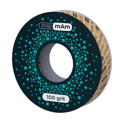 Disposable abrasive tape papmAm EXCLUSIVE (without plastic case) STALEKS PRO 100 grit ATSClux-100