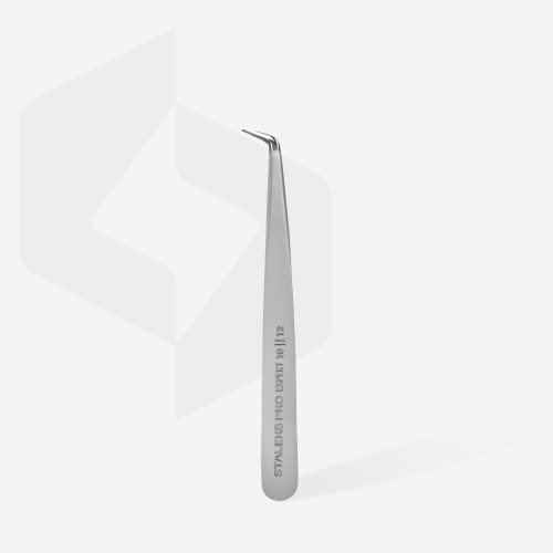 Eyebrow tweezers Staleks EXPERT 10 TYPE 12 (curved) TE-10/12