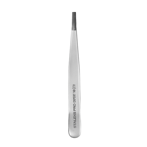 Eyebrow tweezers Staleks EXPERT 10 TYPE 2 (straight) TE-10/2