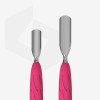 Manicure Pusher With Silicone Handle "Gummy" Staleks UNIQ 10 TYPE 1 (Wide Rounded Pusher + Narrow Rounded Pusher) PQ-10/1