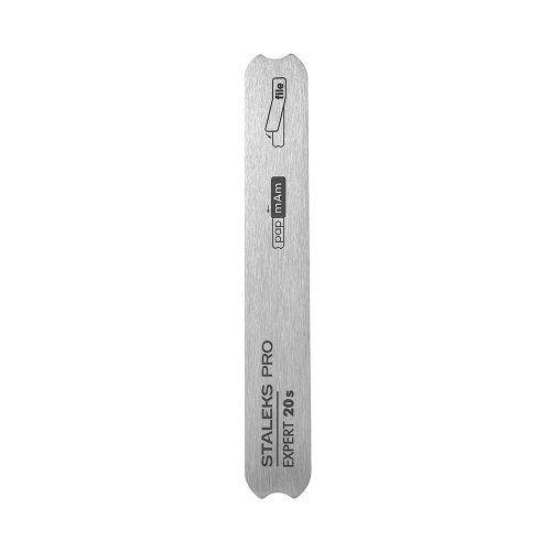 Nail file metal straight (base) Staleks EXPERT 130 mm MBE-20s