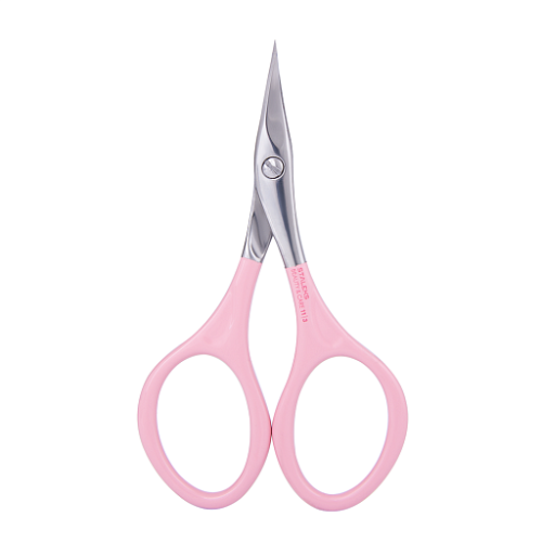 Pink multi purpose scissors Staleks BEAUTY & CARE 11 TYPE 3 SBC-11/3