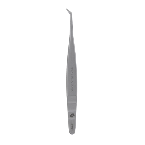 Professional eyelash tweezers Staleks EXPERT 40 TYPE 1 TE-40/1