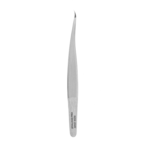Professional eyelash tweezers Staleks EXPERT 41 TYPE 3 (curved) TE-41/3