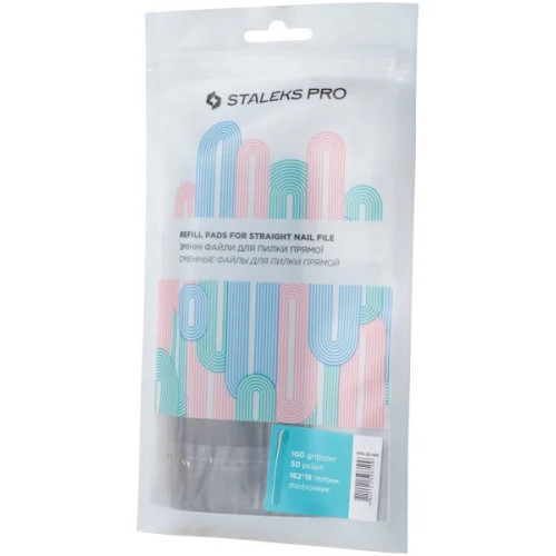 Replaceable abrasive kit for straight file Staleks EXPERT 22 100 grit (50 pcs) DFE-22-100