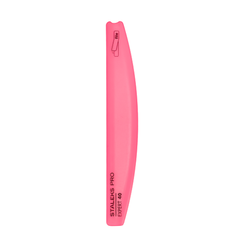 Slanted plastic nail file, crescent (base) Staleks EXPERT 40 SPBE-40