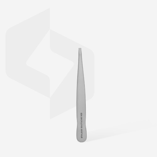 Eyebrow tweezers Staleks BEAUTY & CARE 10 TYPE 2 (straight) TBC-10/2
