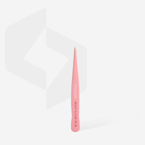 Eyebrow tweezers Staleks BEAUTY & CARE 11 TYPE 5 (point) TBC-11/5