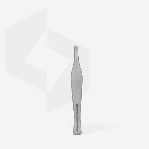 Eyebrow tweezers Staleks BEAUTY & CARE 30 TYPE 3 (wide slant) TBC-30/3