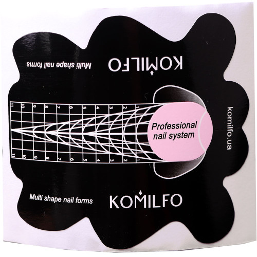 Komilfo Multi Shape Nail Forms 10 pcs