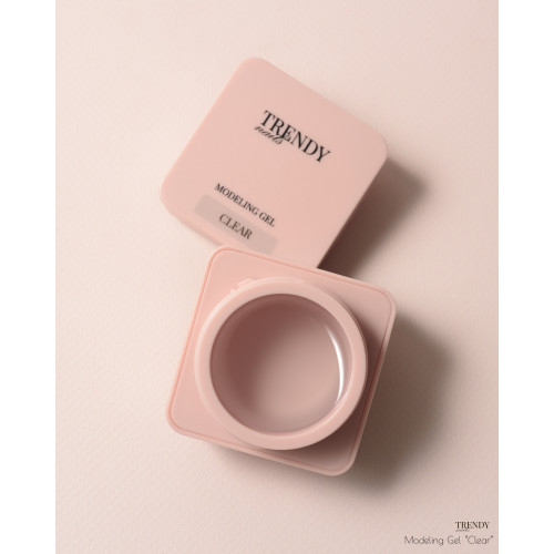 Modeling gel "Clear" 30 ml, TRENDY Nails