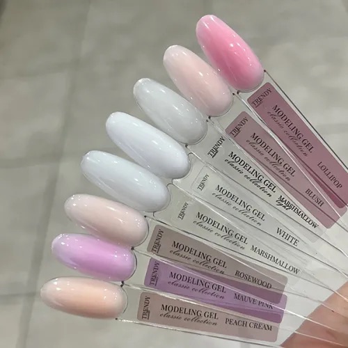 Modeling gel "Marshmallow LIGHT" 30 ml, TRENDY Nails