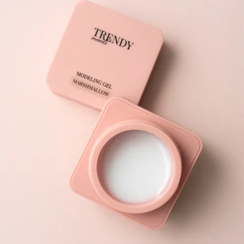 Modeling gel "Marshmallow LIGHT" 30 ml, TRENDY Nails