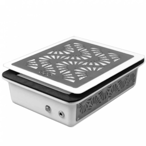 Built-in nail dust collector for manicure-pedicure with filter EGO-AMI (White, 17W, EU plug)