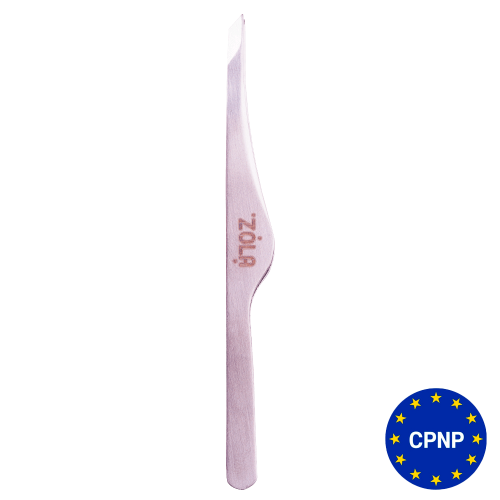 Eyebrow pro tweezers color series- bevelled silver ZOLA