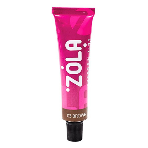 Eyebrow Tint With Collagen 03  Brown ZOLA, 15 ml