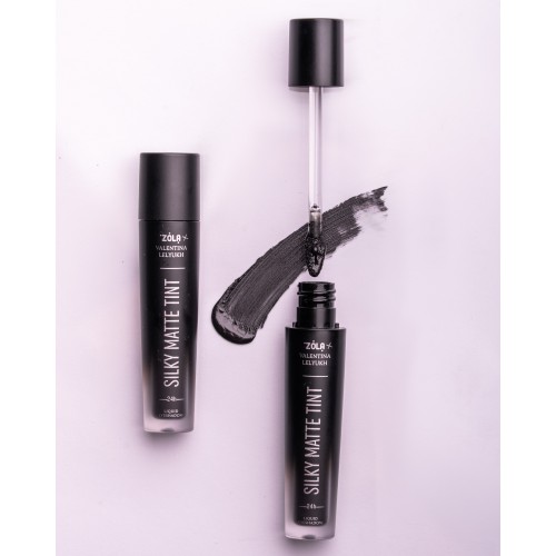 ZOLA x Valentina Lelyukh Жидкие тени для век Silky Matte Tint 05 Black Velvet