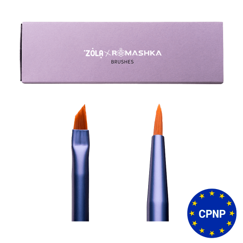ZOLA x Romashka Набор кистей для бровей и ресниц профессиональный