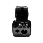 Cosmetic Pencil Sharpener (glossy black with two blades) Kodi Professional