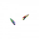 Teardrop Stones Mini (2x6 mm.) Crystal AB, 2 pieces Komilfo