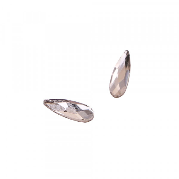 Teardrop Stones Mini (2x6 mm.) Crystal, 2 pieces Komilfo