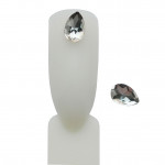 Teardrop Stones Full (4x6 mm.) Crystal, 2 pieces Komilfo