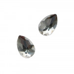 Teardrop Stones Full (4x6 mm.) Crystal, 2 pieces Komilfo