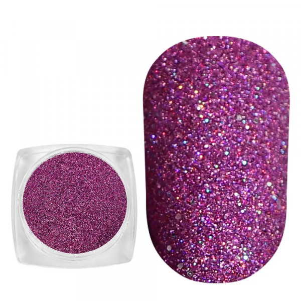 Spangles №008 Hologram Purple (0.08 mm, 2.5 g) Komilfo
