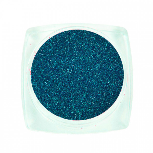 Spangles №011 Hologram Turquoise (0.08 mm, 2.5 g) Komilfo