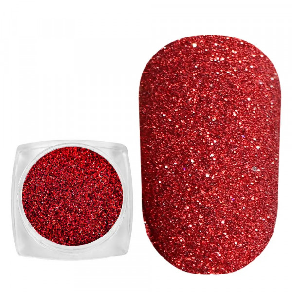 Spangles №036 Bright Red (0.08 mm, 2.5 g) Komilfo