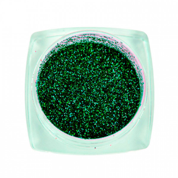 Spangles №057 Emerald (0.08 mm, 2.5 g) Komilfo