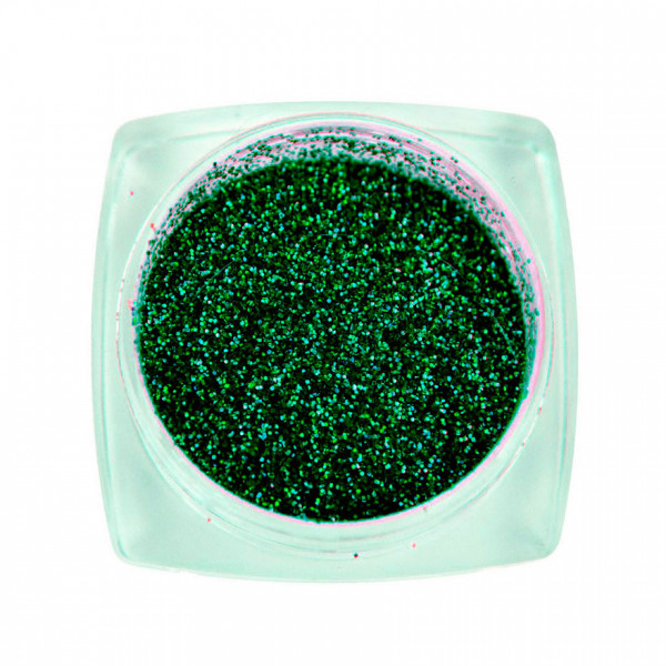 Spangles №058 Green (0.08 mm, 2.5 g) Komilfo