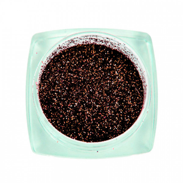 Spangles №063 Brown (0.08 mm, 2.5 g) Komilfo