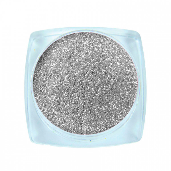 Spangles №103 Shiny Silver (0.08 mm, 2.5 g) Komilfo