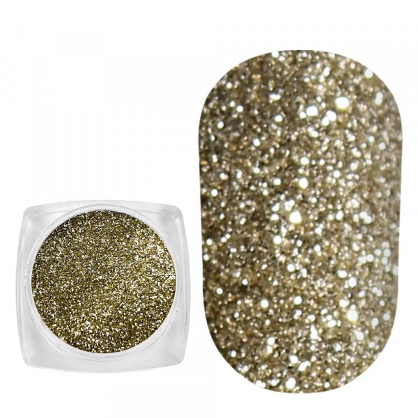 Spangles №105D White Gold (0.15 mm, 2.5 g) Komilfo