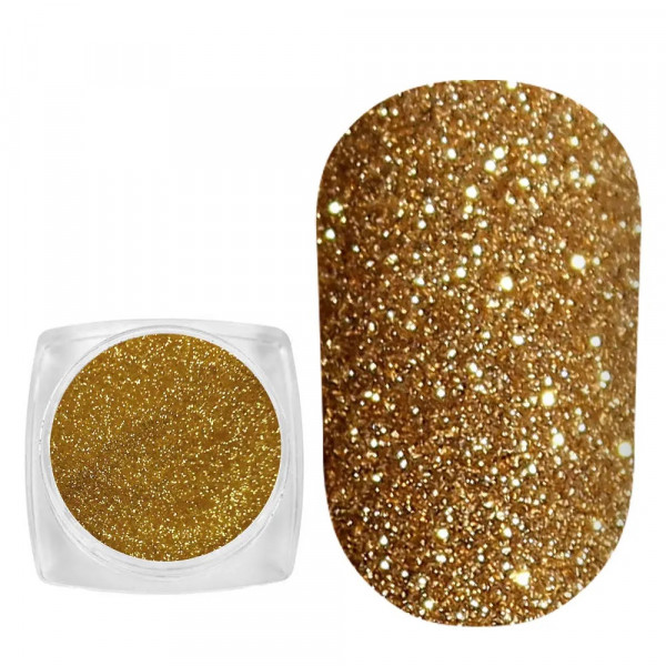 Spangles №108 Pale Gold (0.08 mm, 2.5 g) Komilfo