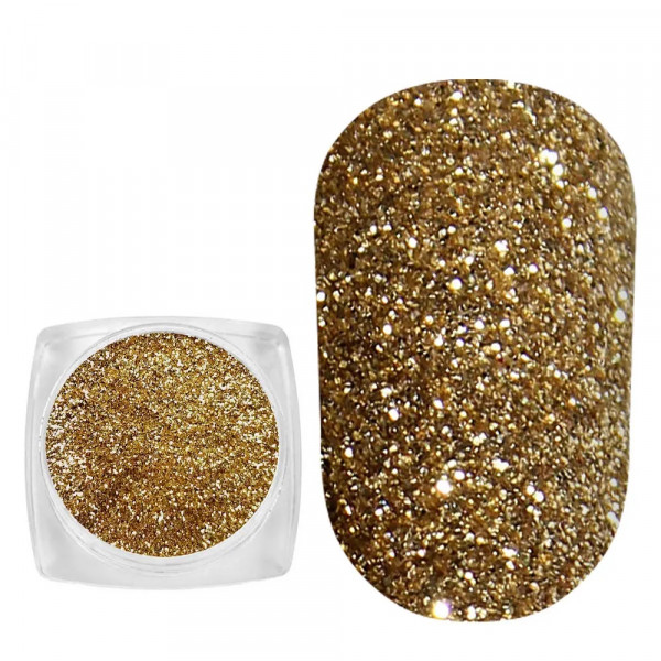 Spangles №109D Light Gold (0.15 mm, 2.5 g) Komilfo