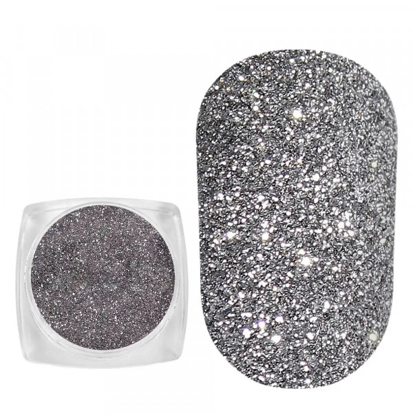 Spangles №103B Shiny Silver (0.1 mm, 2.5 g) Komilfo