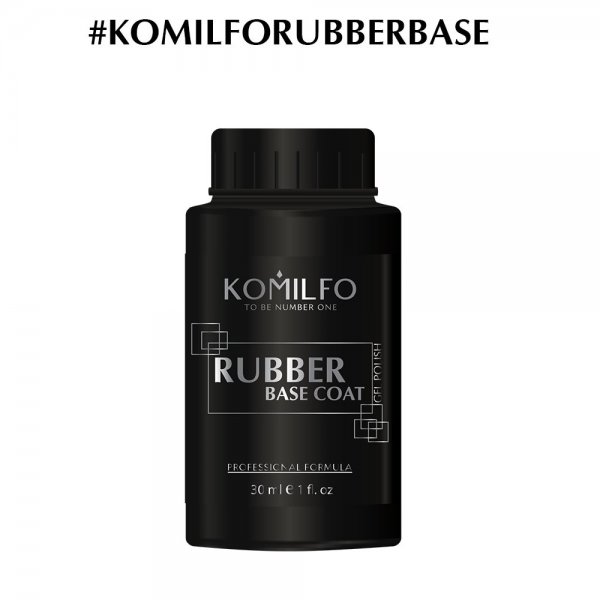 Rubber Base Coat (without brush,bottle) 30 ml. x 10 ( 10 штук ) Komilfo