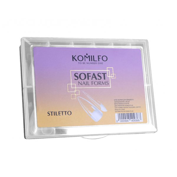 Soft forms for fast building ( Stiletto ) 240 pcs. Komilfo