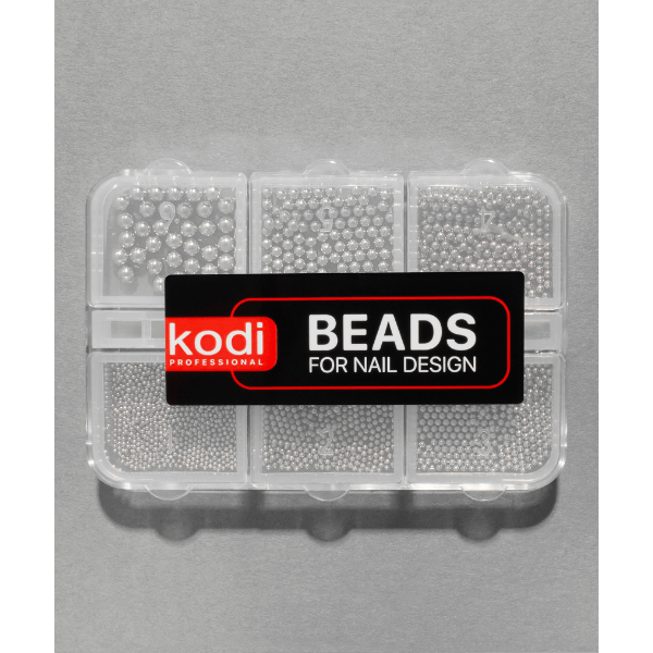 Beads for Nail Design (color: light-gray) Kodi Professional