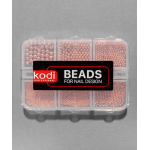 Бисер для дизайна ногтей (цвет: rose-gold) Kodi Professional
