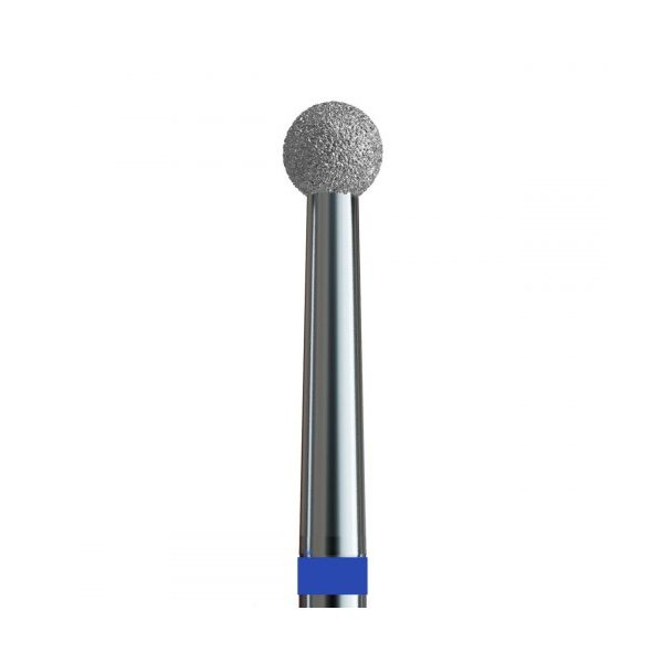 Buffing head, blue, ball 2.1 mm (№21 V104.001.524.021) Kodi Professional