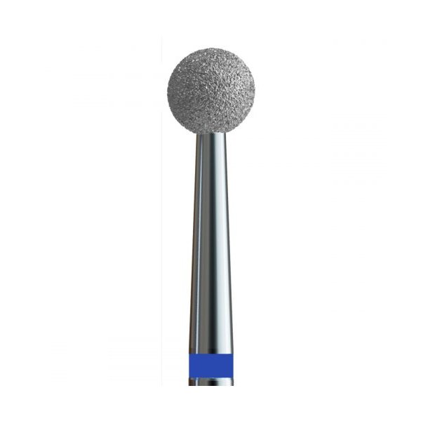 Buffing head, blue, ball 3.1 mm (№29 V104.001.524.031) Kodi Professional