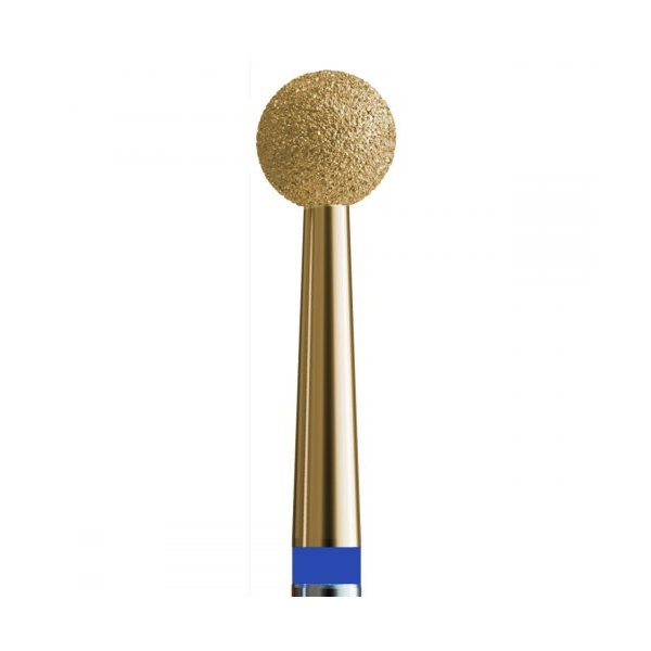 Buffing head, blue, ball 3.3 mm, zirconium spraying (№36 V104.001.524.033_Z) Kodi Professional
